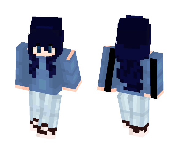 Hanee Casual Girl xD - Girl Minecraft Skins - image 1