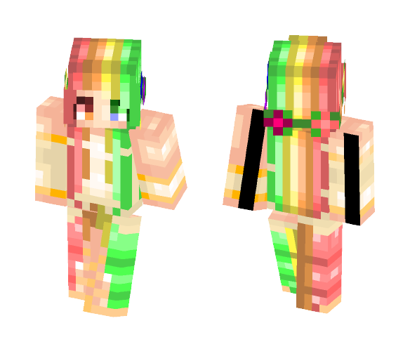 starburst skittle - Female Minecraft Skins - image 1