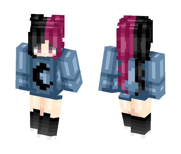 The Dark Side With Light - Female Minecraft Skins - image 1
