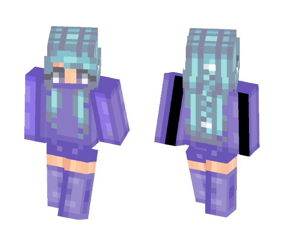 муѕтιςαℓ - purple ninja - Female Minecraft Skins - image 1