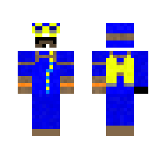 Updated Blue Engineer Panda - Male Minecraft Skins - image 2