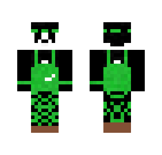 Updated Green Commando Panda - Male Minecraft Skins - image 2
