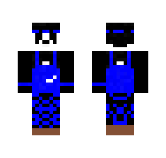 Updated Blue Commando Panda - Male Minecraft Skins - image 2