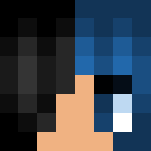 Half Blue Half Black Girl - Girl Minecraft Skins - image 3