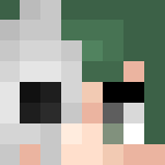 Person withgreen and White hair - Interchangeable Minecraft Skins - image 3