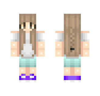 So I did a braid - Female Minecraft Skins - image 2