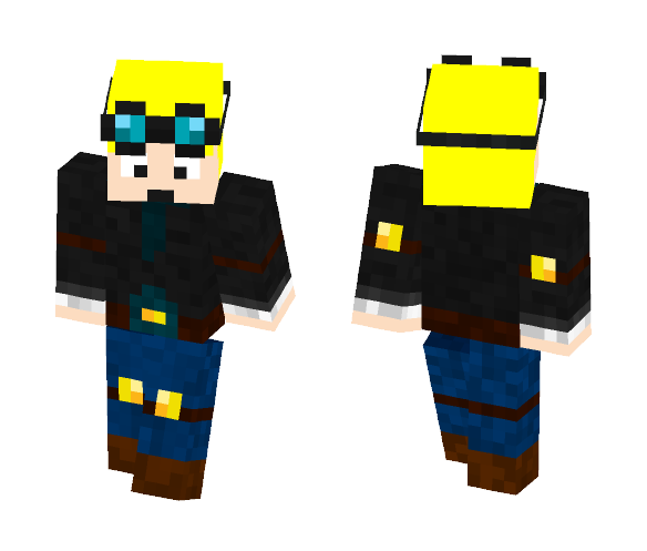 DanTDM with Blonde Hair - Male Minecraft Skins - image 1