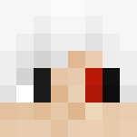 kaneki with FIRE - Male Minecraft Skins - image 3