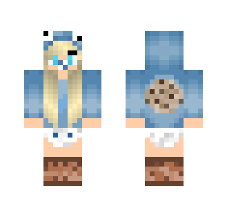 Baby Girl In A Cookie Monster Suit - Baby Minecraft Skins - image 2