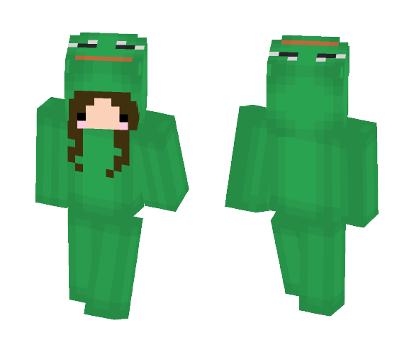 Pepe Onesie - Female Minecraft Skins - image 1