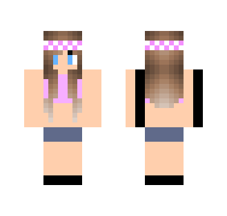 throwback mcig(´• ω •`)ﾉ死 - Female Minecraft Skins - image 2