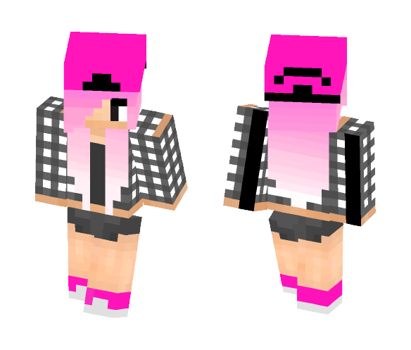 Pink Tomboy - Female Minecraft Skins - image 1