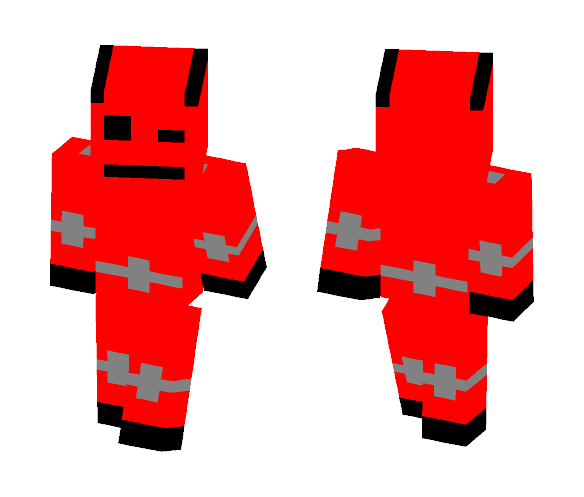 red stickbot - Male Minecraft Skins - image 1