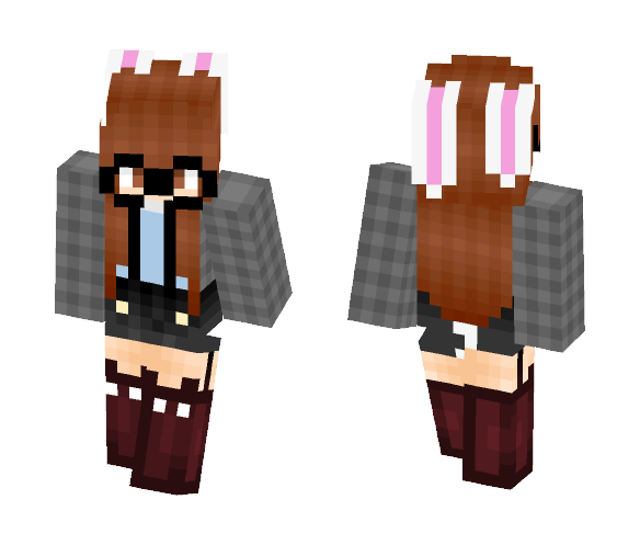 ♡Bunny Girl♡ - Female Minecraft Skins - image 1