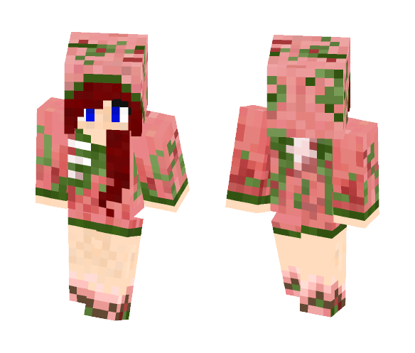 Zombie Pigman Girl - Girl Minecraft Skins - image 1