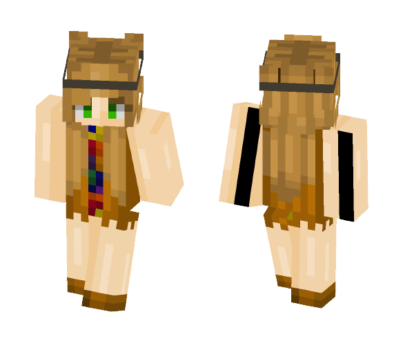 Hippie || Requested by Rabitluv - Female Minecraft Skins - image 1
