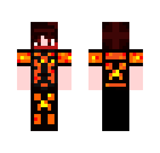 Blazeon Warrior (M) - Male Minecraft Skins - image 2