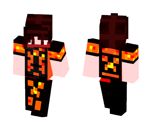 Blazeon Warrior (M) - Male Minecraft Skins - image 1