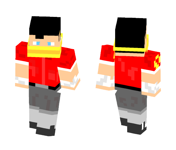 Powered By Pepsi Guy - Male Minecraft Skins - image 1