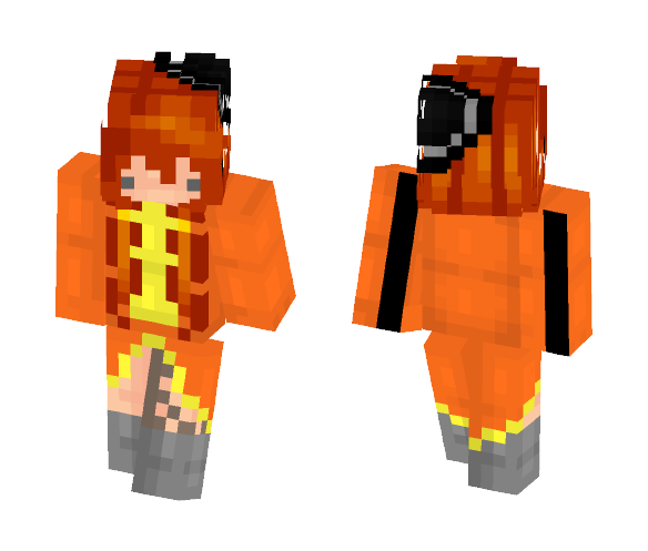 [Cheriix] Charmander Girl - Girl Minecraft Skins - image 1