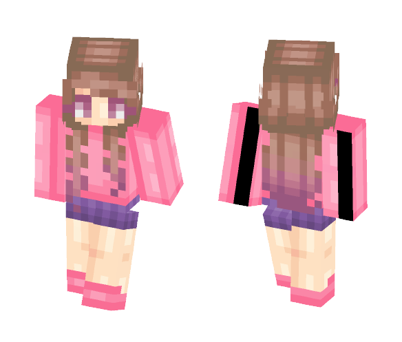 муѕтιςαℓ - Pink and purple - Female Minecraft Skins - image 1