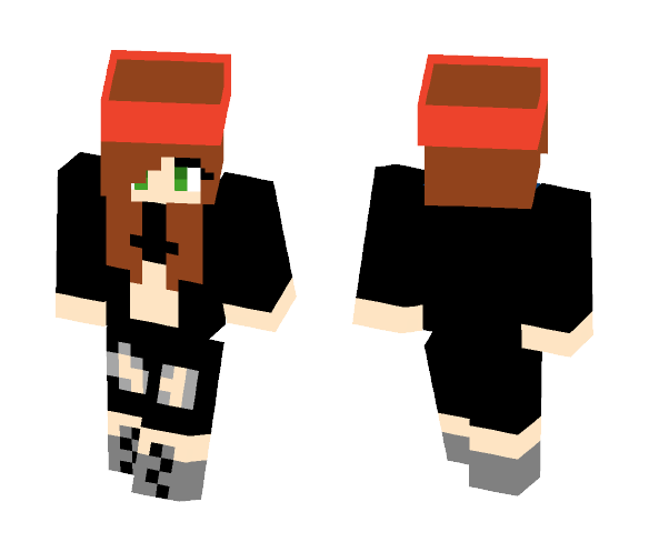 Axel (from Guns n Roses) - Female Minecraft Skins - image 1