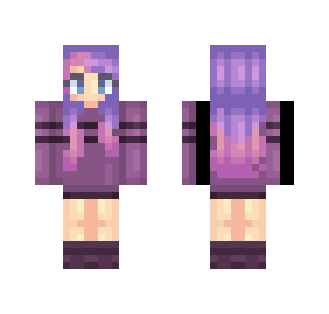 муѕтιςαℓ - Purple sweater - Female Minecraft Skins - image 2