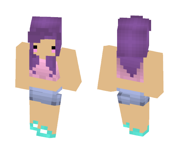 Chibi Summer - Female Minecraft Skins - image 1