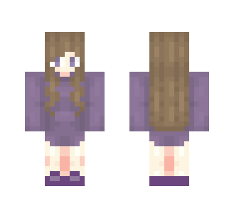 Cute Purple Lover - Female Minecraft Skins - image 2