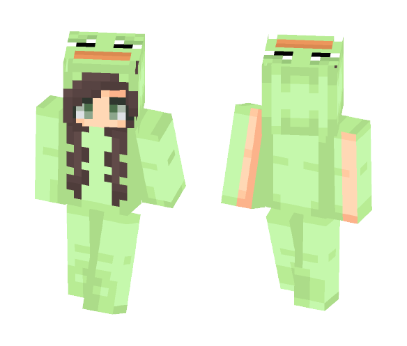 Pepe :) - Female Minecraft Skins - image 1. Download Free Pepe :) Skin for Minecraf...