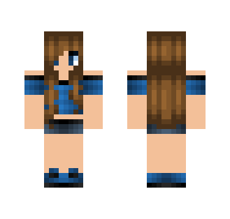 Blue Ocean Girl - Girl Minecraft Skins - image 2