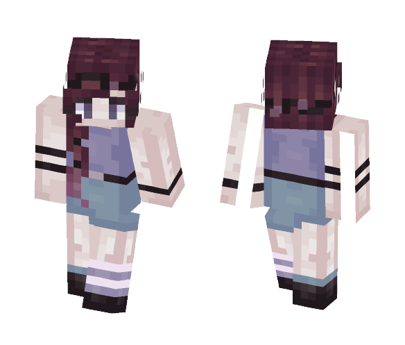you liked me, because i was blue.. - Female Minecraft Skins - image 1