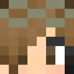 Warrior Girl in Brown - Girl Minecraft Skins - image 3
