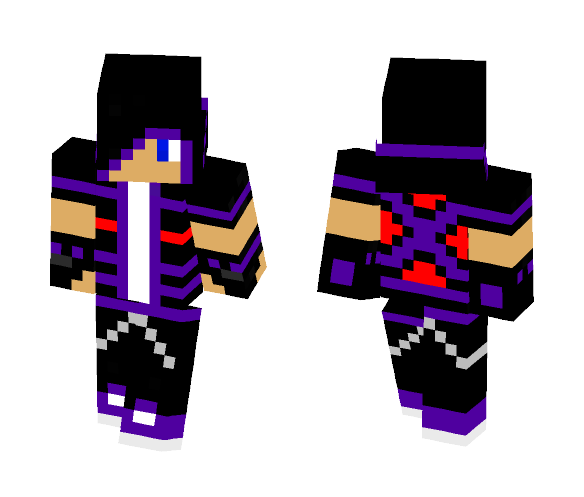 Purple emo - Male Minecraft Skins - image 1