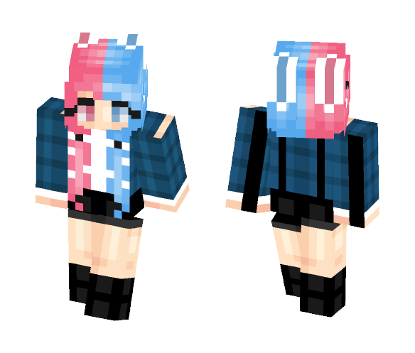 Candy Flossy Rabbit Thing - Female Minecraft Skins - image 1