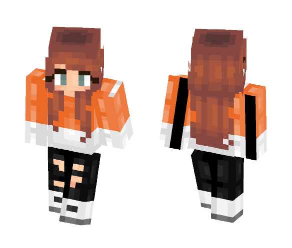 Orange Creamsicle - Female Minecraft Skins - image 1
