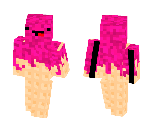 derpy strawberry ice creaam - Male Minecraft Skins - image 1