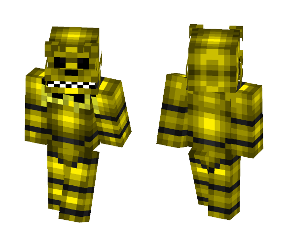 ⓢⓤⓖⓐⓡ~Golden Freddy - Male Minecraft Skins - image 1
