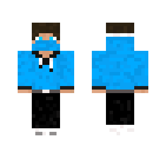 Boy in blue hoodie - Boy Minecraft Skins - image 2