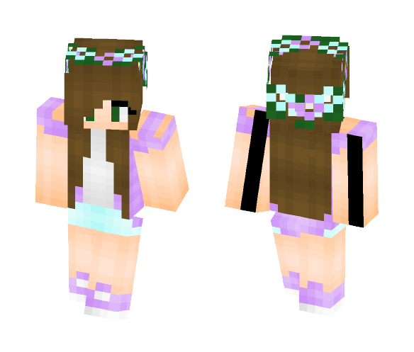 PupuSkins ~ Spring ~ Aini - Female Minecraft Skins - image 1