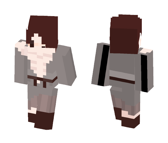 Not everyone was rich back then. - Male Minecraft Skins - image 1