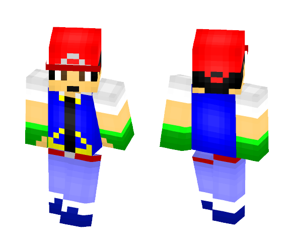 Ash Ketchum - Male Minecraft Skins - image 1