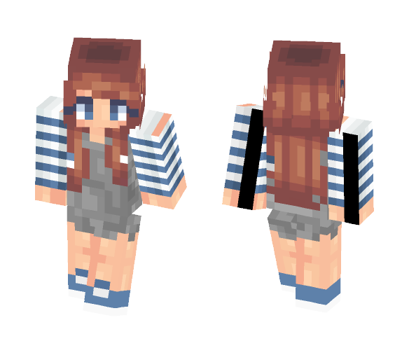 Overalls girl - Girl Minecraft Skins - image 1