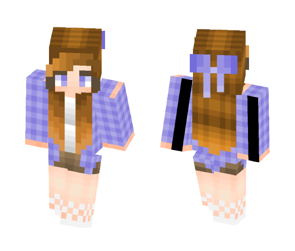 Trying a new hair shading - Female Minecraft Skins - image 1