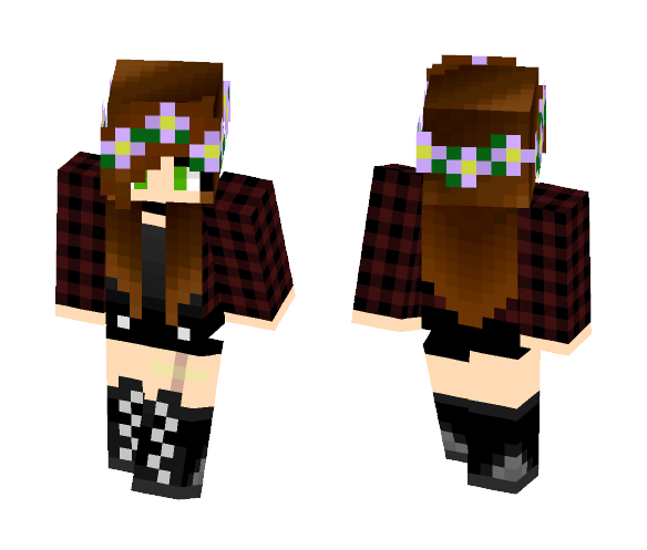 Grunge Girl - Girl Minecraft Skins - image 1