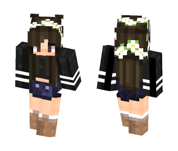 Edited in a Derp Face ;3 - Female Minecraft Skins - image 1