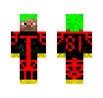 The Red Masked Ninja (No Helmet) - Male Minecraft Skins - image 2