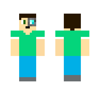 Cyber Eye Person - Male Minecraft Skins - image 2