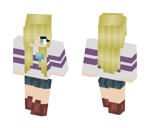 Maya Undertale - Female Minecraft Skins - image 1