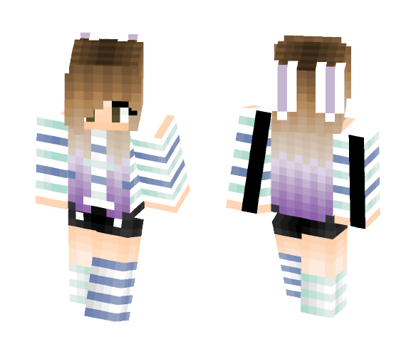 PupuSkins ~ Bunny Girl ~ Heta - Girl Minecraft Skins - image 1